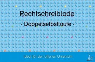 Rechtschreiblade - Doppelselbstlaute