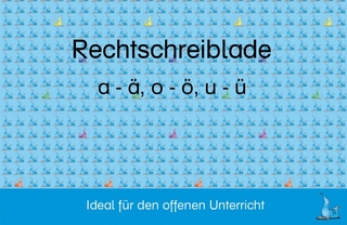 Rechtschreiblade a-ä, o-ö, u-ü