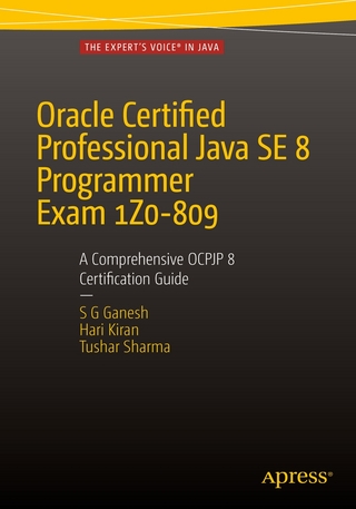Oracle Certified Professional Java Se 8 Programmer Exam 1z0-809