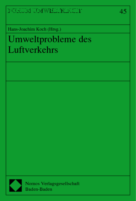 Umweltprobleme des Luftverkehrs - 