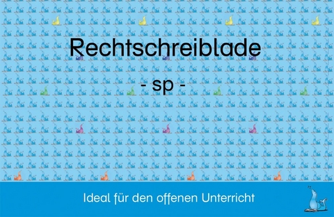 Rechtschreiblade - sp - Barbara Holub