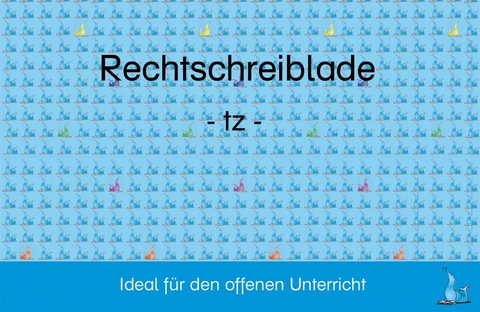 Rechtschreiblade - tz - Barbara Holub