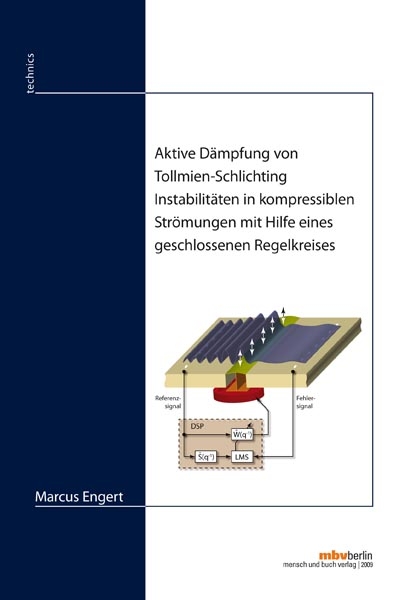 Aktive Dämpfung von Tollmien-Schlichting Instabilitäten in kompressiblen Strömungen mit Hilfe eines geschlossenen Regelkreises - Marcus Engert