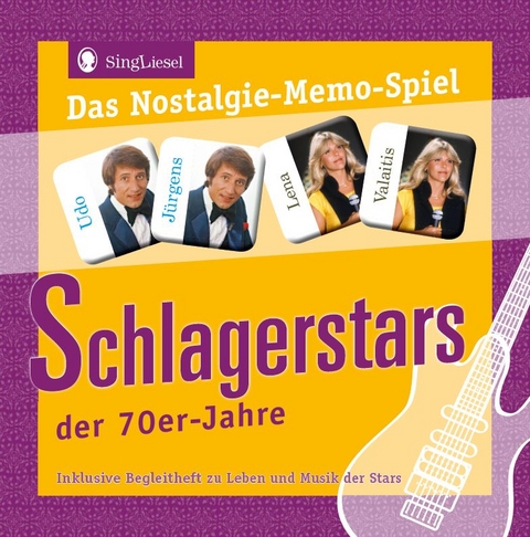 Das Memo-Spiel f&uuml;r Senioren - Schlagerstars der 70er-Jahre