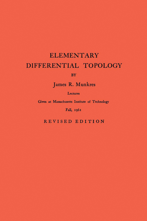 Elementary Differential Topology - James R. Munkres