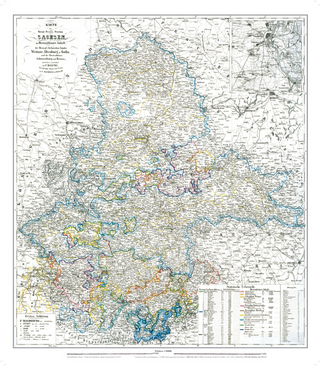 General-Karte der Provinz Sachsen, 1870/71 [Plano]