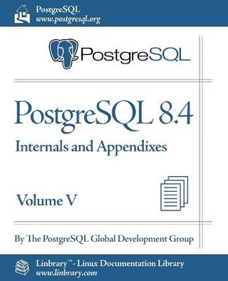 PostgreSQL 8.4 Official Documentation - Volume V. Internals and Appendixes