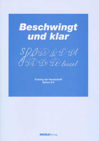 Beschwingt und klar - schräge Schrift