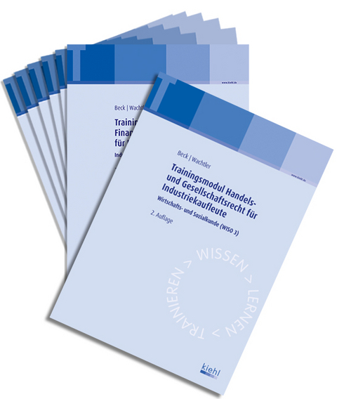 B&uuml;cherpaket Trainingsmodule f&uuml;r Industriekaufleute