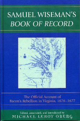 Samuel Wiseman's Book Of Record - Samuel Wiseman