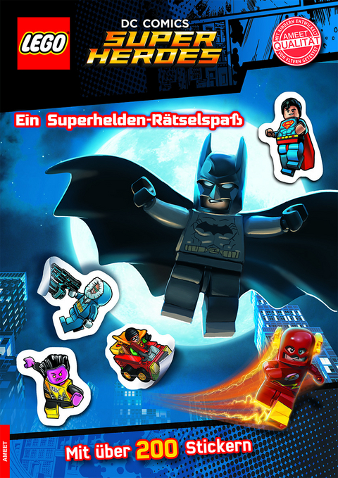 LEGO&reg; DC Comics&trade; Superhelden. Ein Superhelden-R&auml;tselspa&szlig; - Mit &uuml;ber 200 Stickern