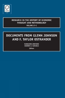 Documents from Glenn Johnson and F. Taylor Ostrander - 