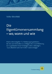 Die Eigent&uuml;merversammlung - wo, wann und wie - Volker Bielefeld