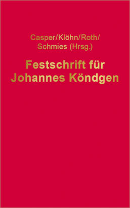 Festschrift f&uuml;r Johannes K&ouml;ndgen - 