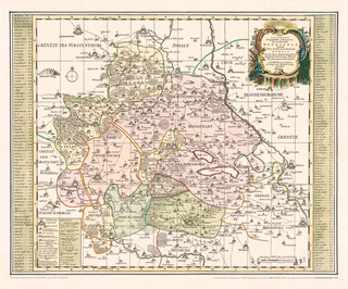 Historische Karte: Grafschaft MANSFELD nebst denen Ämtern Sangerhausen, Querfurt, Sittichenbach und Allstedt 1760. (Plano)