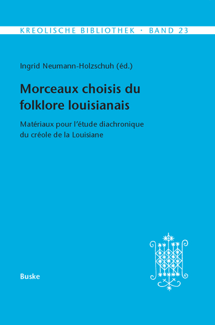 Morceaux choisis du folklore louisianais - 