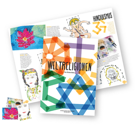 Weltreligionen - Das Stickerheft - 