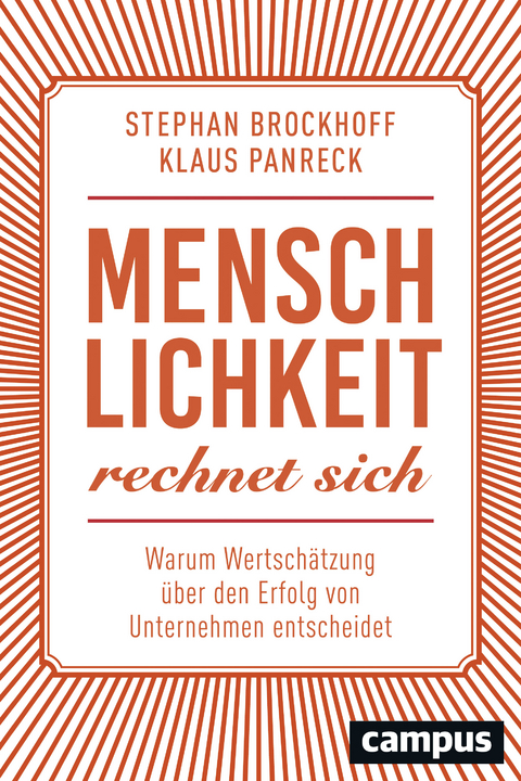 Menschlichkeit rechnet sich - Stephan Brockhoff, Klaus Panreck