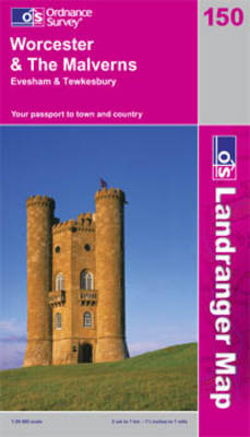 Worcester and the Malverns, Evesham and Tewkesbury -  Ordnance Survey