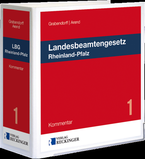 Landesbeamtengesetz Rheinland-Pfalz - Walter Grabendorff, Paul Arend, Burkhard M&uuml;ller, Harald Pitzer