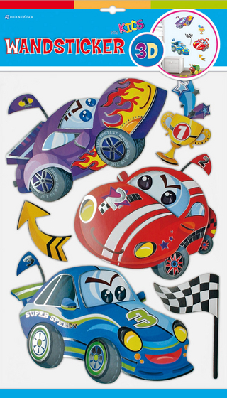 Wandsticker Kleine Flitzer