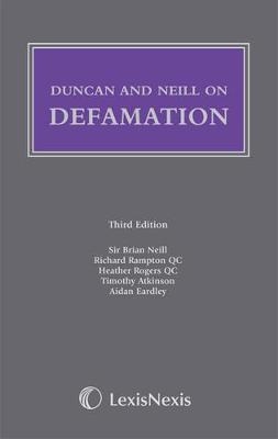 Duncan and Neill on Defamation