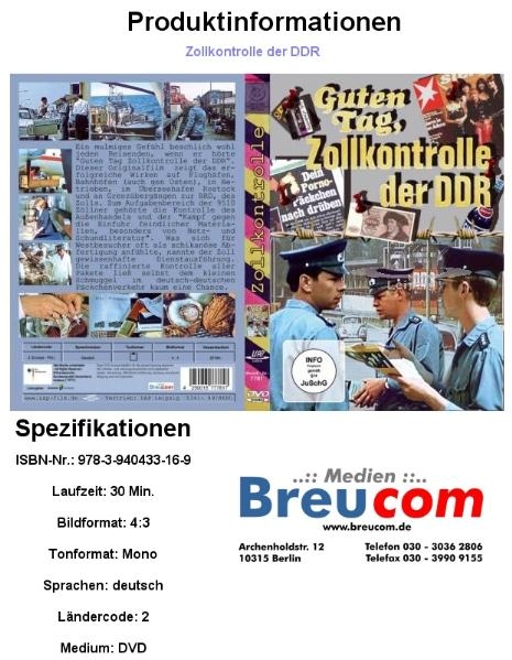 Zollkontrolle der DDR - 