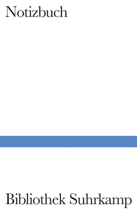 Notizbuch Bibliothek Suhrkamp