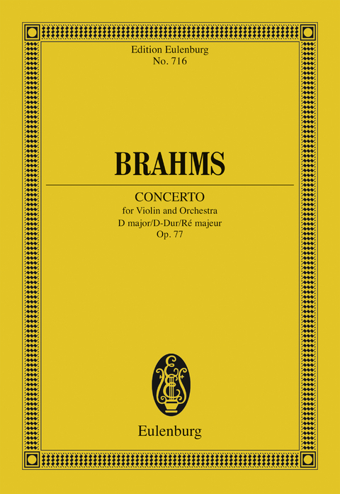 Violin Concerto D major - Johannes Brahms
