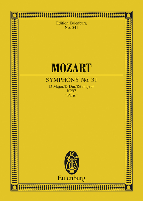 Symphony No. 31 D major - Wolfgang Amadeus Mozart