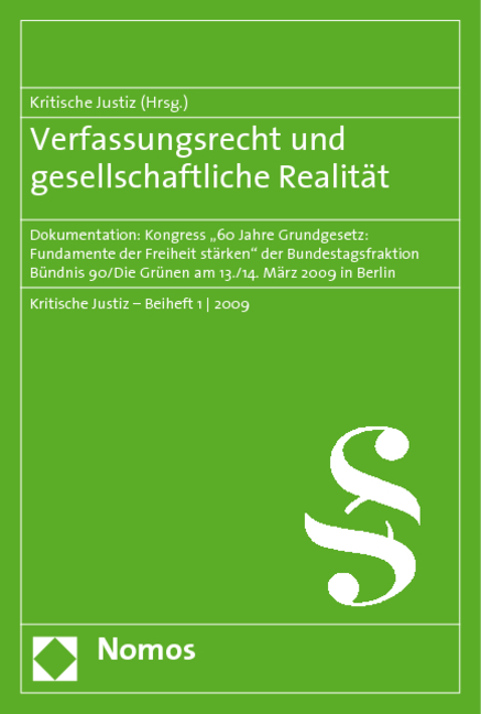 Verfassungsrecht und gesellschaftliche Realit&auml;t - 