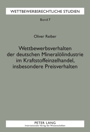 Wettbewerbsverhalten der deutschen Mineraloelindustrie im Kraftstoffeinzelhandel, insbesondere Preisverhalten