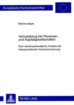 Verlustabzug bei Personen- und Kapitalgesellschaften