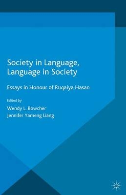 Society in Language, Language in Society - 