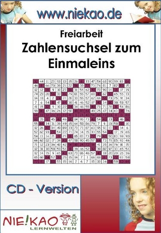 Freiarbeit - Zahlen-Suchsel zum Training des Einmaleins