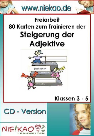 Freiarbeit - Kartei zur Steigerung der Adjekive