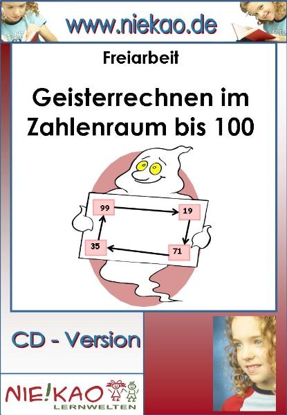 Freiarbeit - Geisterrechnen im Zahlraum bis 100 - Verena Weber