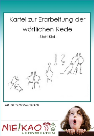 Kartei zur Erarbeitung der wörtlichen Rede
