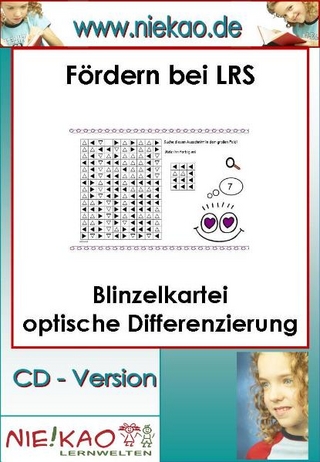 Fördern bei LRS - Blinzelkartei  opt. Differenzierung