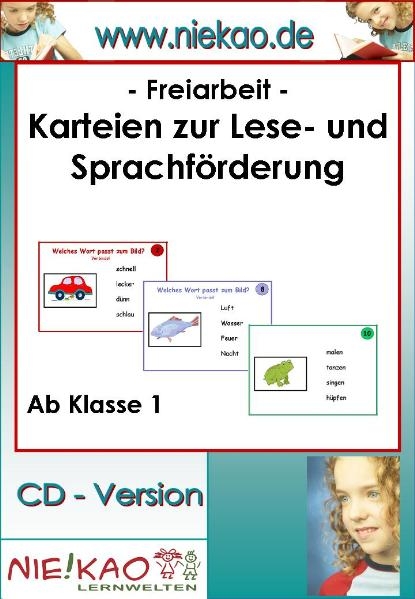 Freiarbeit &ndash; Karteien zur Lese- und Sprachf&ouml;rderung - 