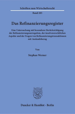 Das Refinanzierungsregister.
