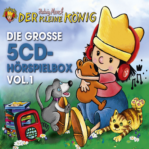Der kleine K&ouml;nig - CD / Der kleine K&ouml;nig - Die gro&szlig;e 5CD-H&ouml;rspielbox Vol. 1 - Hedwig Munck