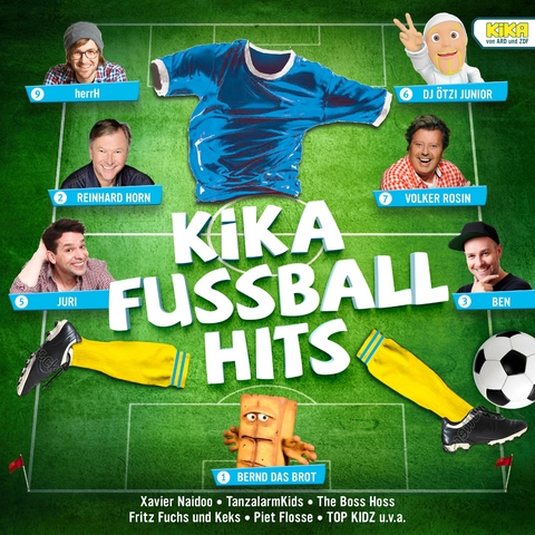 KiKA Fu&szlig;ball Hits, 1 Audio-CD -  Various
