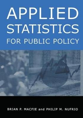 Applied Statistics for Public Policy