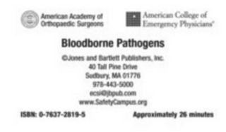 Bloodborne Pathogens