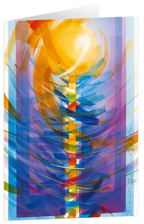 Ein Segen - Kunst-Faltkarten ohne Text (5 St&uuml;ck) - 