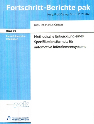Methodische Entwicklung eines Spezifikationsformats für automotive Infotainmentsysteme