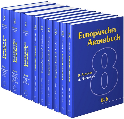 Europ&auml;isches Arzneibuch 8. Ausgabe, Grundwerk 2014 (Ph. Eur. 8.0) inkl. 1. bis 6. Nachtrag (Ph. Eur. 8.1 bis 8.6)