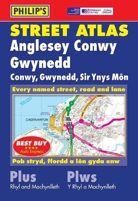 Philip's Street Atlas Anglesey, Conwy and Gwynedd -  None