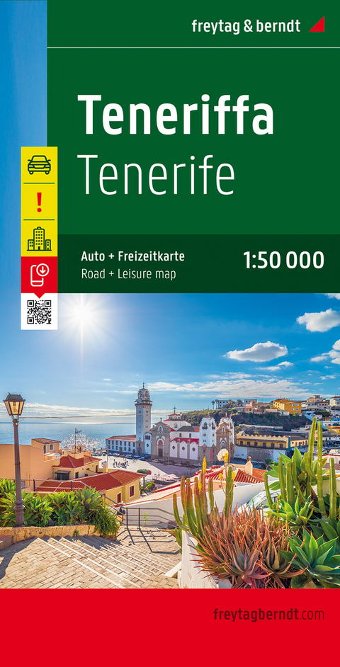 Teneriffa, Autokarte 1:50.000, freytag & berndt